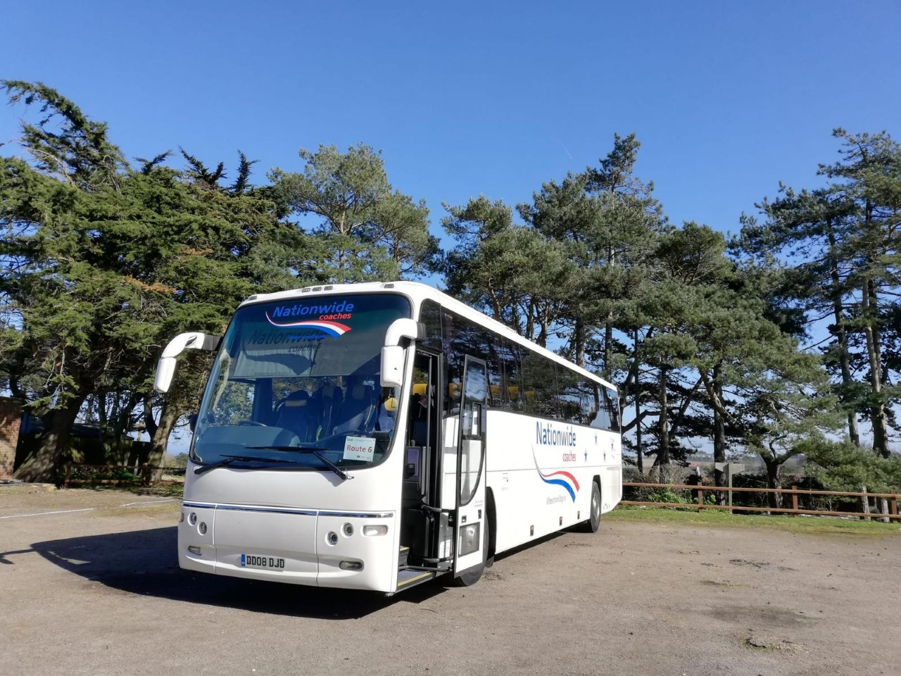 53 seat Nationwide Coaches vehicle