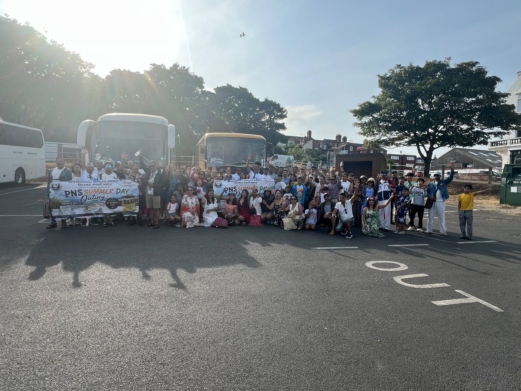 PNS community group enjoying a Nationwide Coaches day trip to Cromer seaside